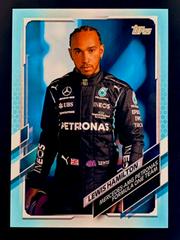 Lewis Hamilton [Aqua] #1 Racing Cards 2021 Topps Formula 1 Prices