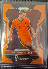 Matthijs de Ligt [Orange] Soccer Cards 2022 Panini Prizm World Cup Prices