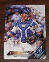 Salvador Perez [Metallic Snowflake] Baseball Cards 2016 Topps Holiday Prices