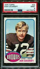 Don Cockroft #23 Football Cards 1976 Topps Prices
