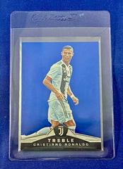 Cristiano Ronaldo [Blue] Soccer Cards 2018 Panini Treble Prices