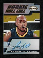 Jevon Carter [Gold] Basketball Cards 2018 Panini Certified Rookie Roll Call Autographs Prices