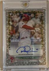 Rhys Hoskins [Silver Metallic] #WHA-RH Baseball Cards 2022 Topps Holiday Autographs Prices