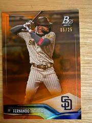 Fernando Tatis Jr. [Orange] #55 Baseball Cards 2021 Bowman Platinum Prices