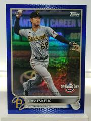 Hoy Park [Blue Foil] #13 Baseball Cards 2022 Topps Opening Day Prices