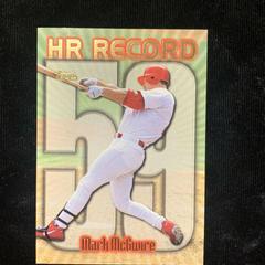 Mark McGwire [#59] #220 Baseball Cards 1999 Topps Home Run Record Prices