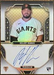 Heliot Ramos Baseball Cards 2022 Topps Triple Threads Rookie Autographs Prices