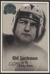 Sid Luckman #84 Football Cards 2000 Fleer Greats of the Game Prices
