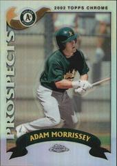Adam Morrissey [Refractor] Baseball Cards 2002 Topps Chrome Traded Prices