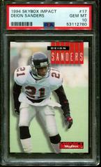 Deion Sanders #17 Football Cards 1994 Skybox Impact Prices
