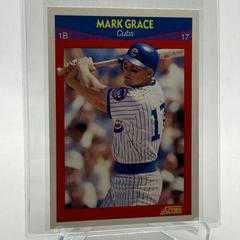 Mark Grace #60 Baseball Cards 1990 Score Superstars Prices