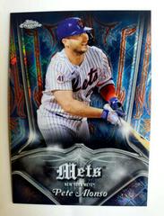 Pete Alonso #PS-11 Baseball Cards 2022 Topps Chrome Logofractor Club Plaques Prices