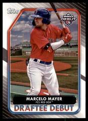 Marcelo Mayer Baseball Cards 2022 Topps Pro Debut Draftee Debuts Prices