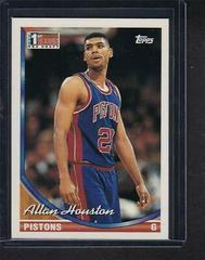 Allan Houston #261 Basketball Cards 1993 Topps Prices