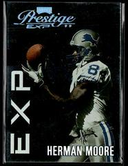 Herman Moore [Reflections Silver] Football Cards 1999 Playoff Prestige Exp Prices