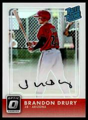Brandon Drury [Holo] #RR-BD Baseball Cards 2016 Panini Donruss Optic Rated Rookies Signatures Prices