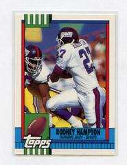 Rodney Hampton #30T Football Cards 1990 Topps Traded Prices