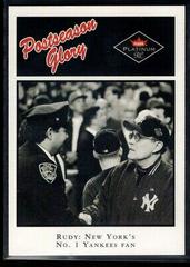 Rudy: New York's [No. 1 Yankees Fan] #489 Baseball Cards 2001 Fleer Platinum Prices