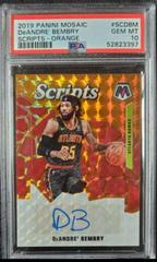 DeAndre' Bembry [Orange] Basketball Cards 2019 Panini Mosaic Scripts Prices