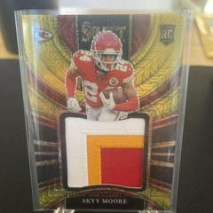 Skyy Moore [Gold] #JS-22 Football Cards 2022 Panini Select Jumbo Rookie Swatches Prices