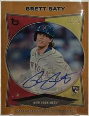 Brett Baty [Orange] Baseball Cards 2023 Topps Brooklyn Collection Autographs Prices