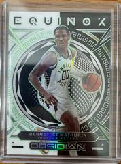 Bennedict Mathurin [Green] #29 Basketball Cards 2022 Panini Obsidian Equinox Prices