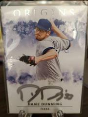 Dane Dunning [Silver Ink] #OASI-DD Baseball Cards 2021 Panini Chronicles Origins Autographs Prices