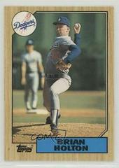 Brian Holton #49T Baseball Cards 1987 Topps Traded Prices