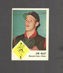 Jim Kaat #22 Baseball Cards 1963 Fleer Prices