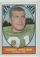 Gerry Philbin #99 Football Cards 1967 Topps Prices