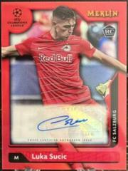 Luka Sucic [Red] Soccer Cards 2021 Topps Merlin Chrome UEFA Autographs Prices