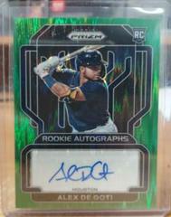 Alex De Goti [Shimmer Prizm] #RA-AD Baseball Cards 2022 Panini Prizm Rookie Autographs Prices