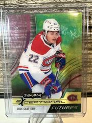 Cole Caufield [Pink] #EF-CC Hockey Cards 2021 Upper Deck Synergy Exceptional Futures Prices