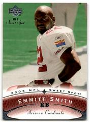 Emmitt Smith #37 Football Cards 2003 Upper Deck Sweet Spot Prices