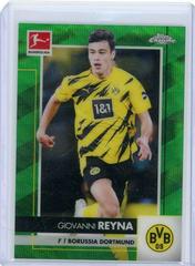 Giovanni Reyna [Green Wave Refractor] #33 Soccer Cards 2020 Topps Chrome Bundesliga Prices