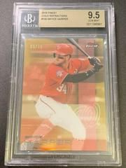 Bryce Harper [Gold Refractor] #100 Baseball Cards 2016 Topps Finest Prices