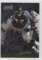 Natrone Means [One of a Kind] #120 Football Cards 1997 Stadium Club Prices