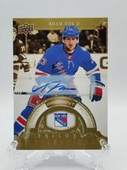 Adam Fox [Gold Autograph] Hockey Cards 2022 Upper Deck Trilogy Generations Prices