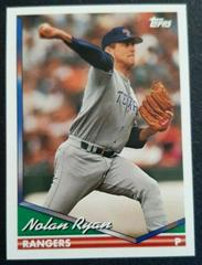 Nolan Ryan [Vertical] Baseball Cards 1994 Topps Pre Production Prices
