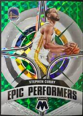 Stephen Curry [Green] Basketball Cards 2021 Panini Mosaic Epic Performers Prices