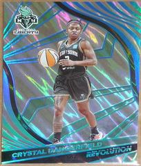 Crystal Dangerfield [Lava] #18 Basketball Cards 2022 Panini Revolution WNBA Prices