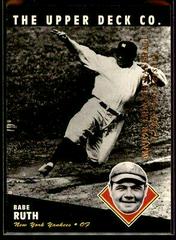 Babe Ruth [125th Anniversary] #60 Baseball Cards 1994 Upper Deck All Time Heroes Prices