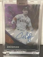 Alex Bregman [Purple] Baseball Cards 2022 Topps Clearly Authentic Tek Autographs Prices