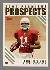 Larry Fitzgerald Football Cards 2004 Topps Premiere Prospects Prices