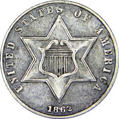 1862 Coins Three Cent Silver Prices