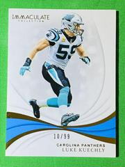 Luke Kuechly [Gold] #14 Football Cards 2019 Panini Immaculate Collection Prices