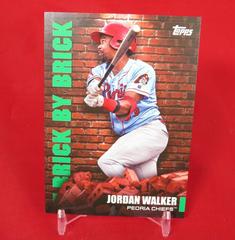 Jordan Walker [Green] Baseball Cards 2022 Topps Pro Debut Brick by Brick Prices