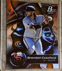 Brandon Crawford [Orange] #3 Baseball Cards 2023 Bowman Platinum Prices
