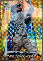 Fernando Tatis Jr. [Mosaic] #SF-1 Baseball Cards 2022 Panini Mosaic Straight Fire Prices