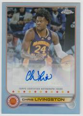 Chris Livingston #CA-CL Basketball Cards 2022 Topps Chrome McDonald's All-American Autographs Prices